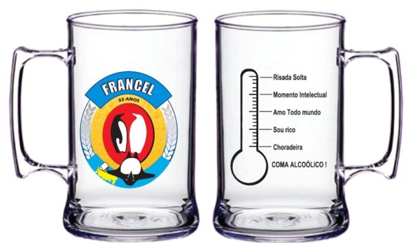 Caneca Acrílica 350ml